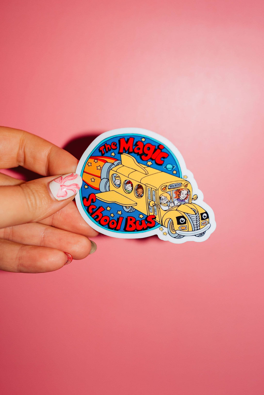 ShopSourSweetener - Magic School Bus Sticker, Ms. Frizzle, 90's TV Show, Vintage