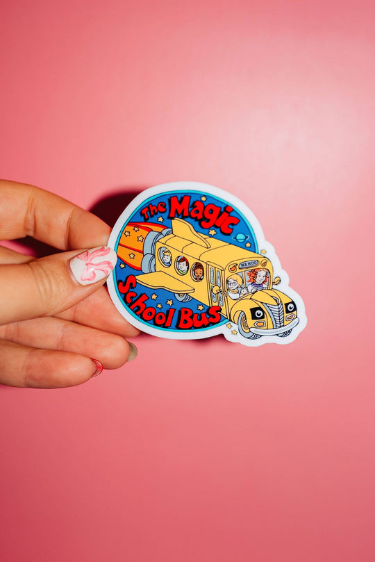 ShopSourSweetener - Magic School Bus Sticker, Ms. Frizzle, 90's TV Show, Vintage