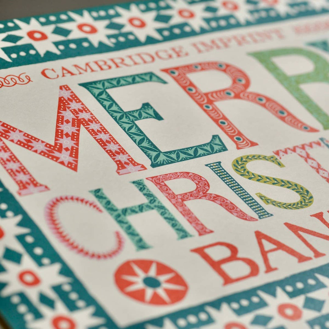Cambridge Imprint - Merry Christmas Banner