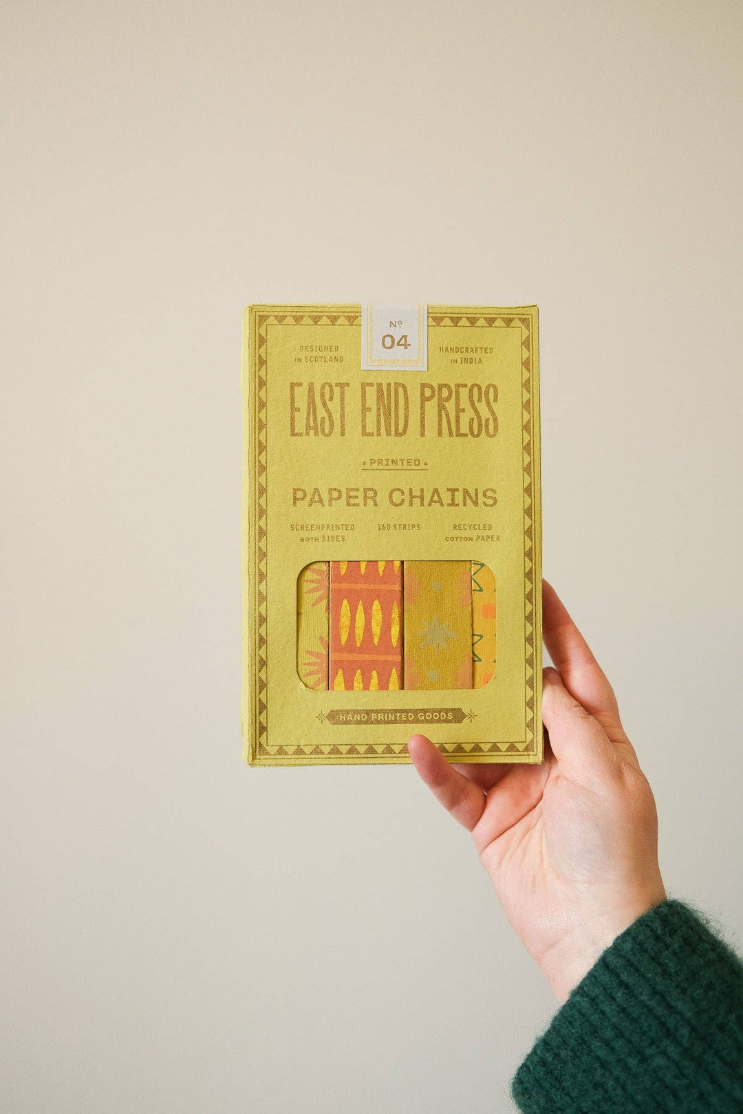 East End Press - YELLOW & GREEN PAPER CHAIN KIT