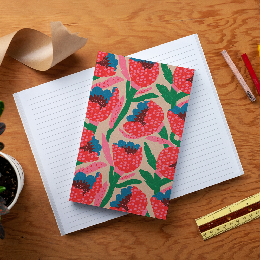 Denik - Peony Soft Touch Classic Layflat Notebook LFC2378L