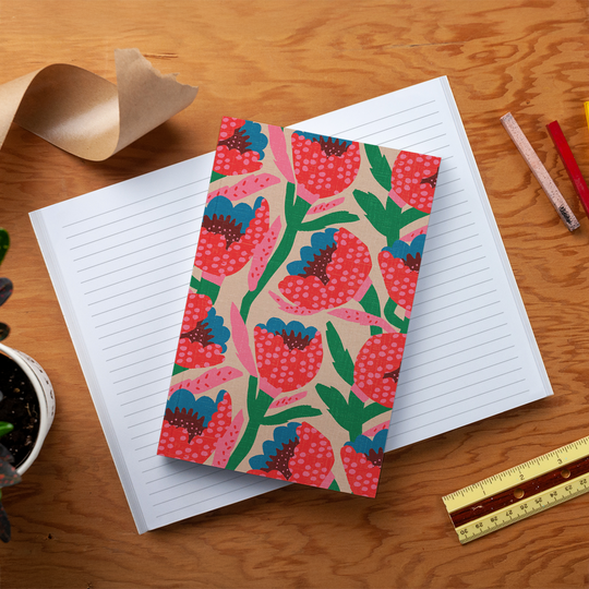 Denik - Peony Soft Touch Classic Layflat Notebook LFC2378L