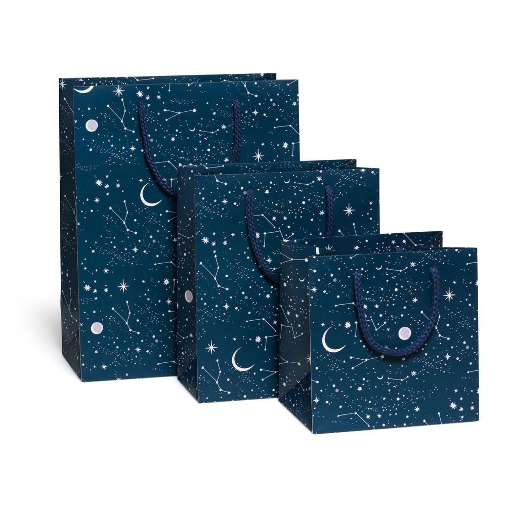 Red Cap Cards - Moon and Stars gift bags: Large