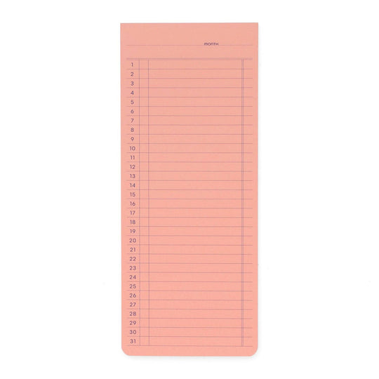 Hightide USA - Sticky Memo Pad Monthly: Pink