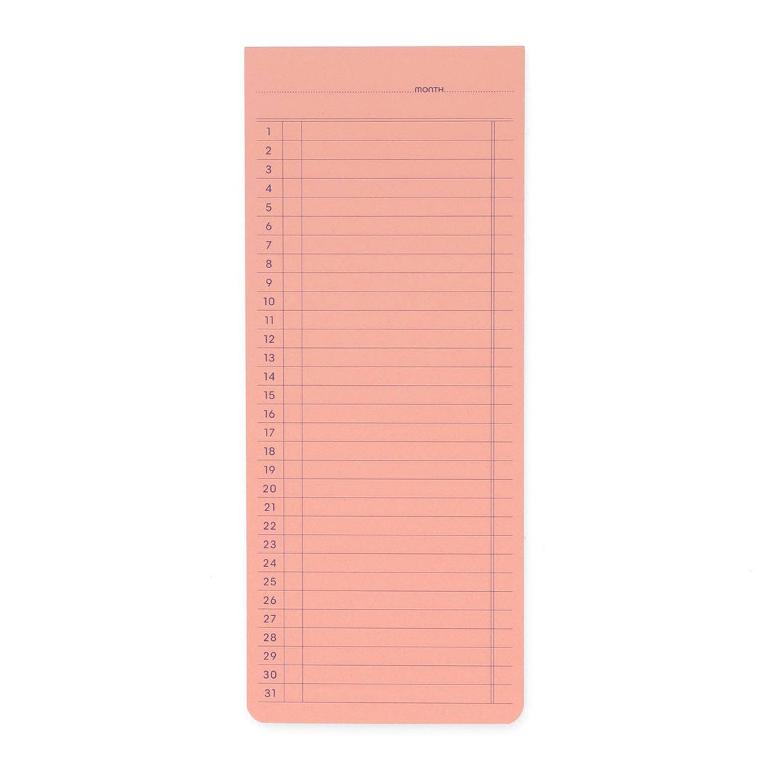 Hightide USA - Sticky Memo Pad Monthly: White