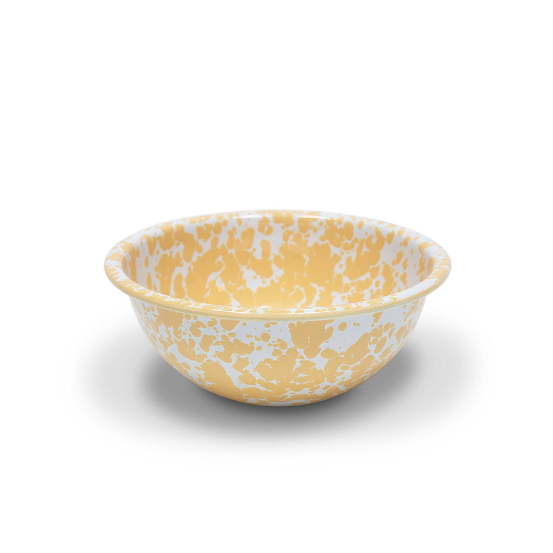Crow Canyon Home - Splatter Enamelware 20 oz Cereal Bowl: Navy & Cream Splatter