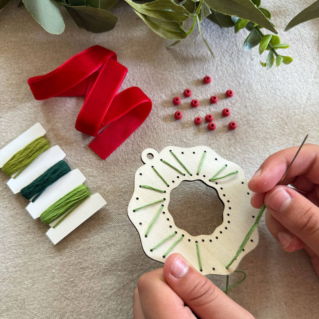 Cotton Twist (WE PREPAY ALL USA DUTIES) - Make Your Own Stitched Wreath Decoration