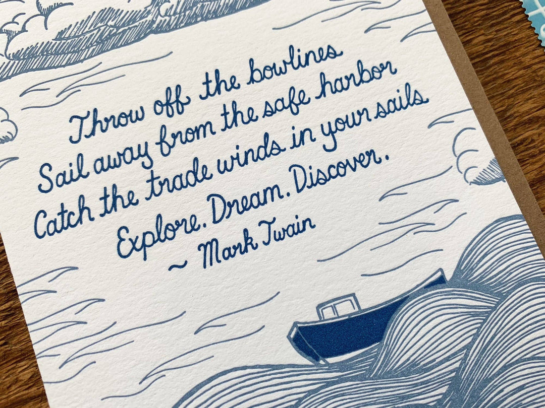 Noteworthy Paper & Press - Twain Quote Card