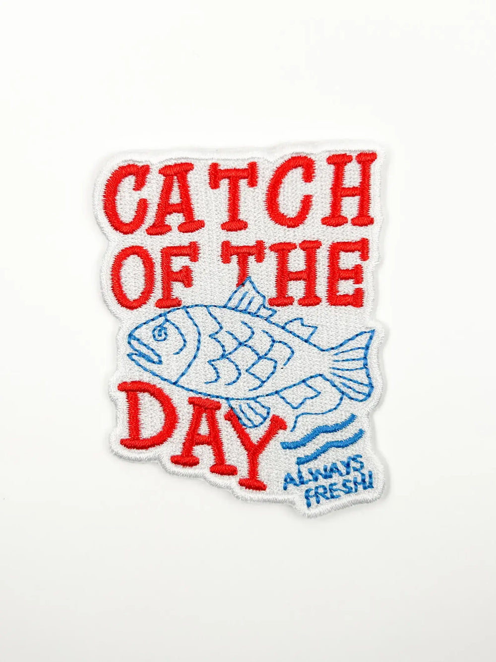 Field Trip Threads - Catch of the Day Patch – Fun Embroidered Iron On Coastal