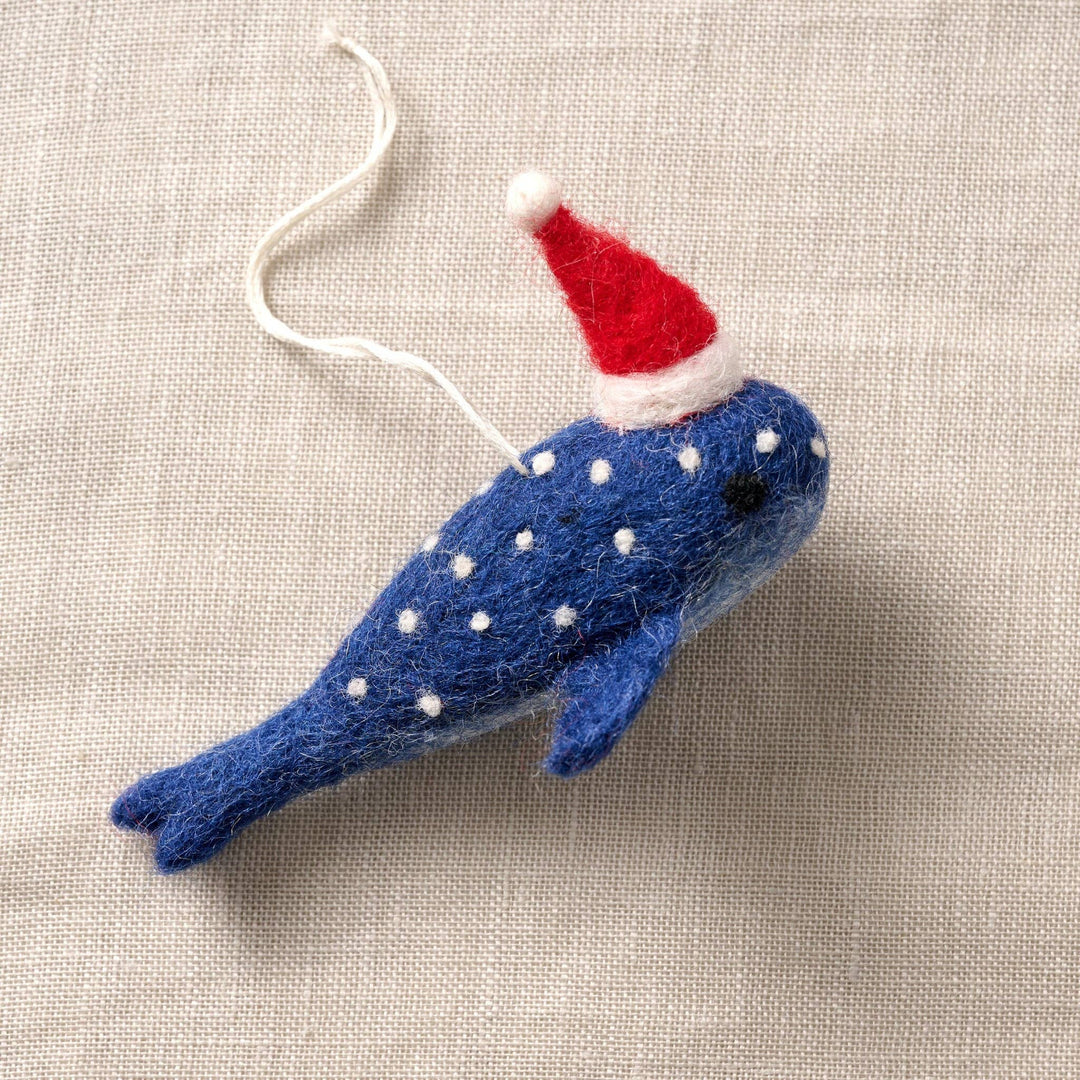Ten Thousand Villages - Mobi Blue Whale Ornament