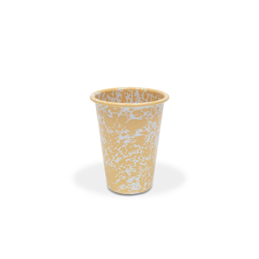 Crow Canyon Home - Splatter Enamelware 14 oz Tumbler: Red Splatter