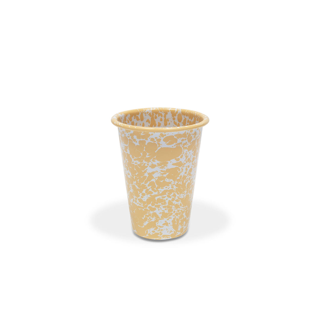 Crow Canyon Home - Splatter Enamelware 14 oz Tumbler: Red Splatter