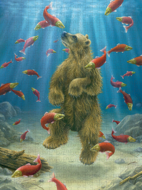 Pomegranate - Robert Bissell: The Swimmer 500-piece Jigsaw Puzzle