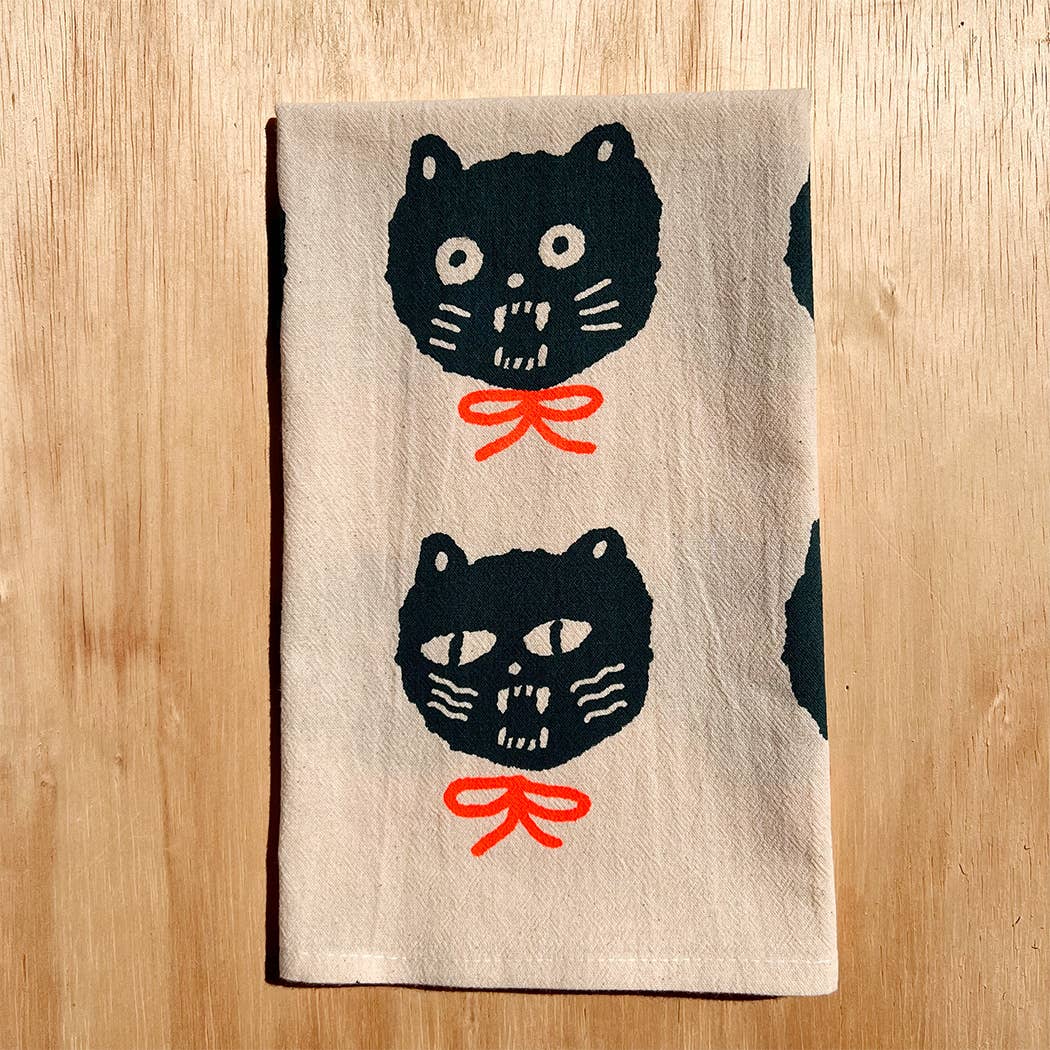 Nice life - BAD CATS tea towel