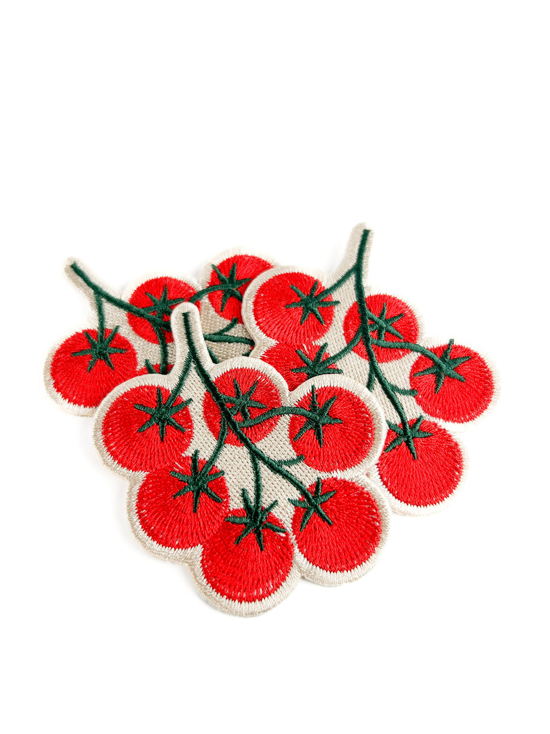Field Trip Threads - Tomato Vine Embroidered Patch Garden Lover Iron On Patch Hat
