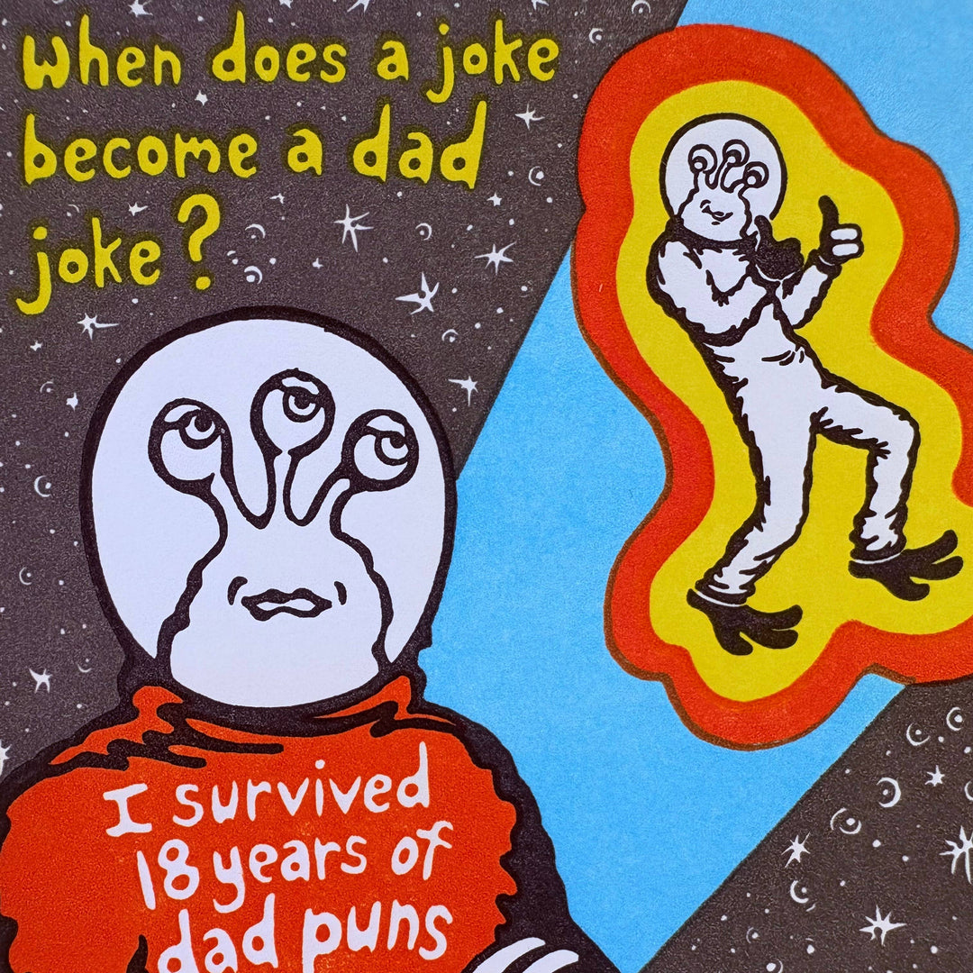 Old School Stationers - Dad puns! I survived 18 years of dad puns!