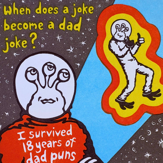 Old School Stationers - Dad puns! I survived 18 years of dad puns!