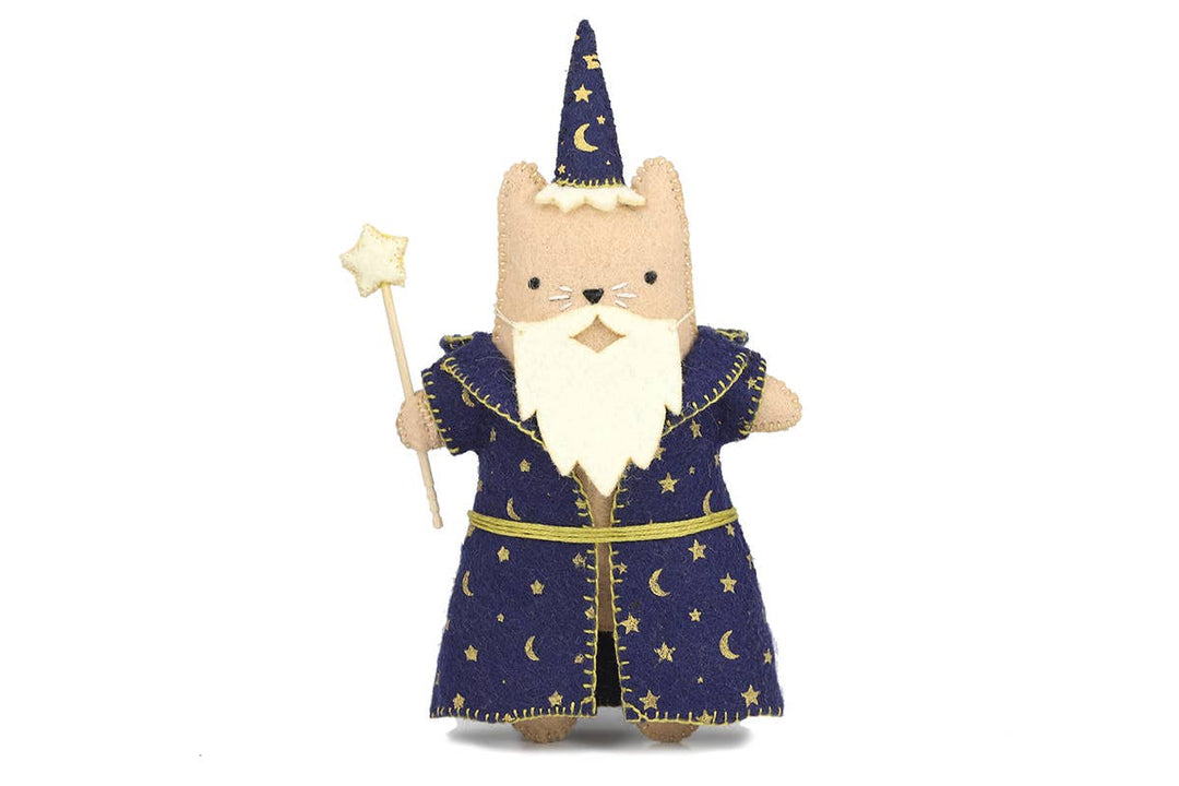 Kiriki Press - Wizard Cat Felt Doll Kit