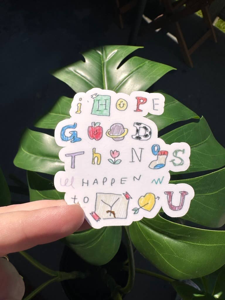 ShopSourSweetener - I Hope Good Things Happen To You Sticker, Mental Health