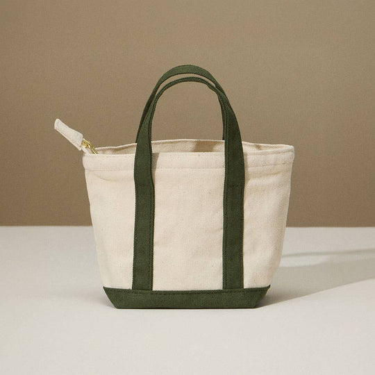 Sensibling Corp. - Mini Multi Purpose Compact Canvas Tote Bag
: Green