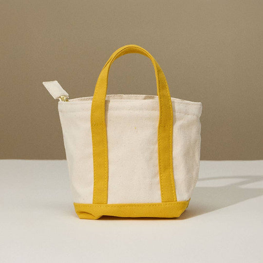 Sensibling Corp. - Mini Multi Purpose Compact Canvas Tote Bag
: Mustard