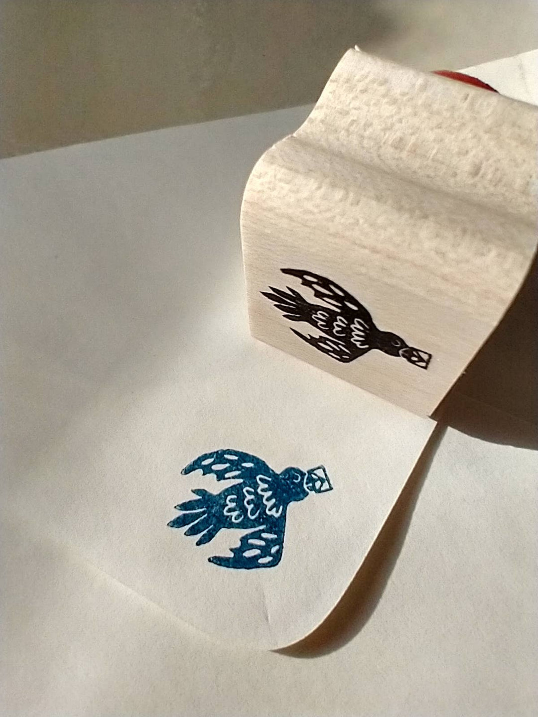 Peppercorn Paper - Mini Flying Pigeon Stamp