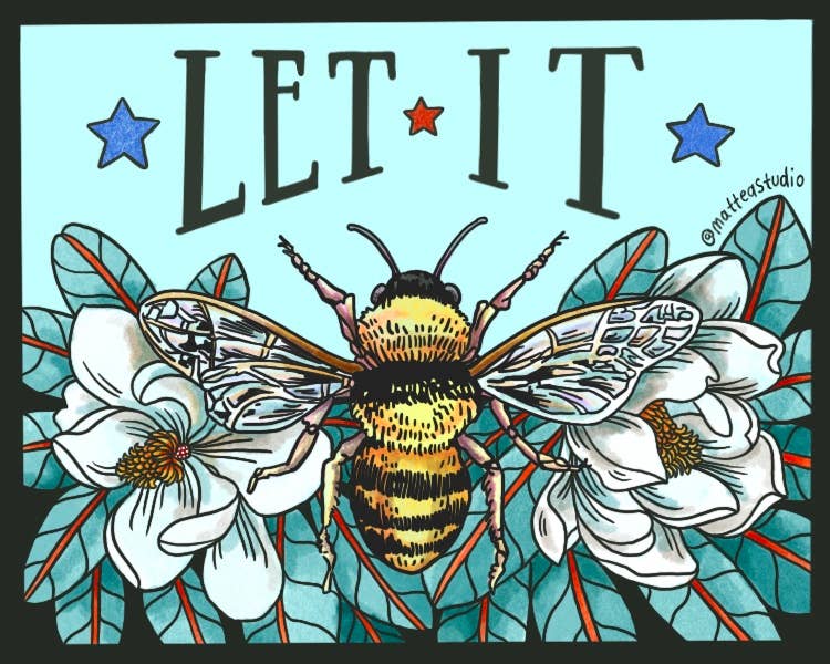 Mattea - Let It Bee Sticker