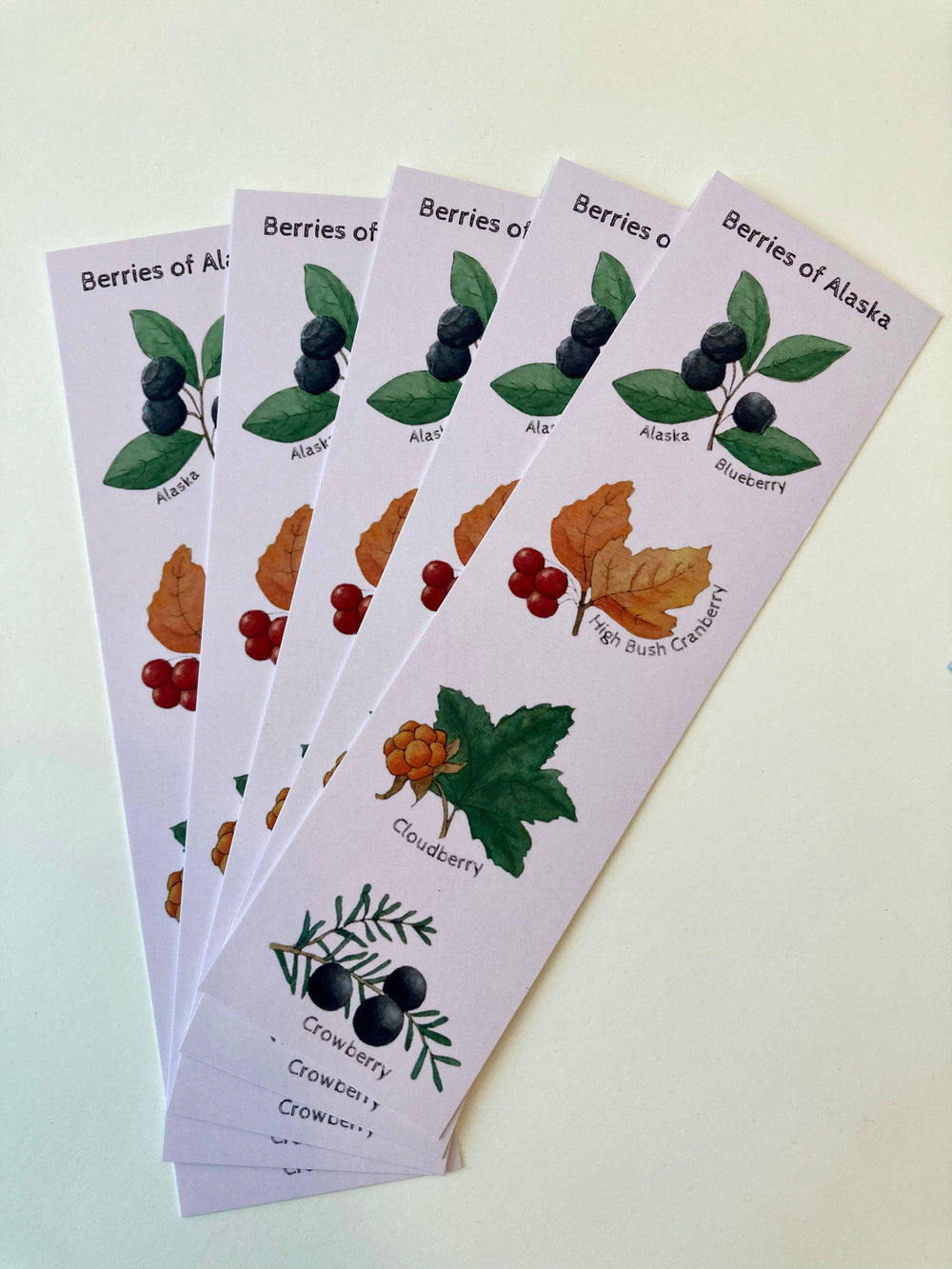 Tiny Nest Studio - Berries of Alaska Bookmark