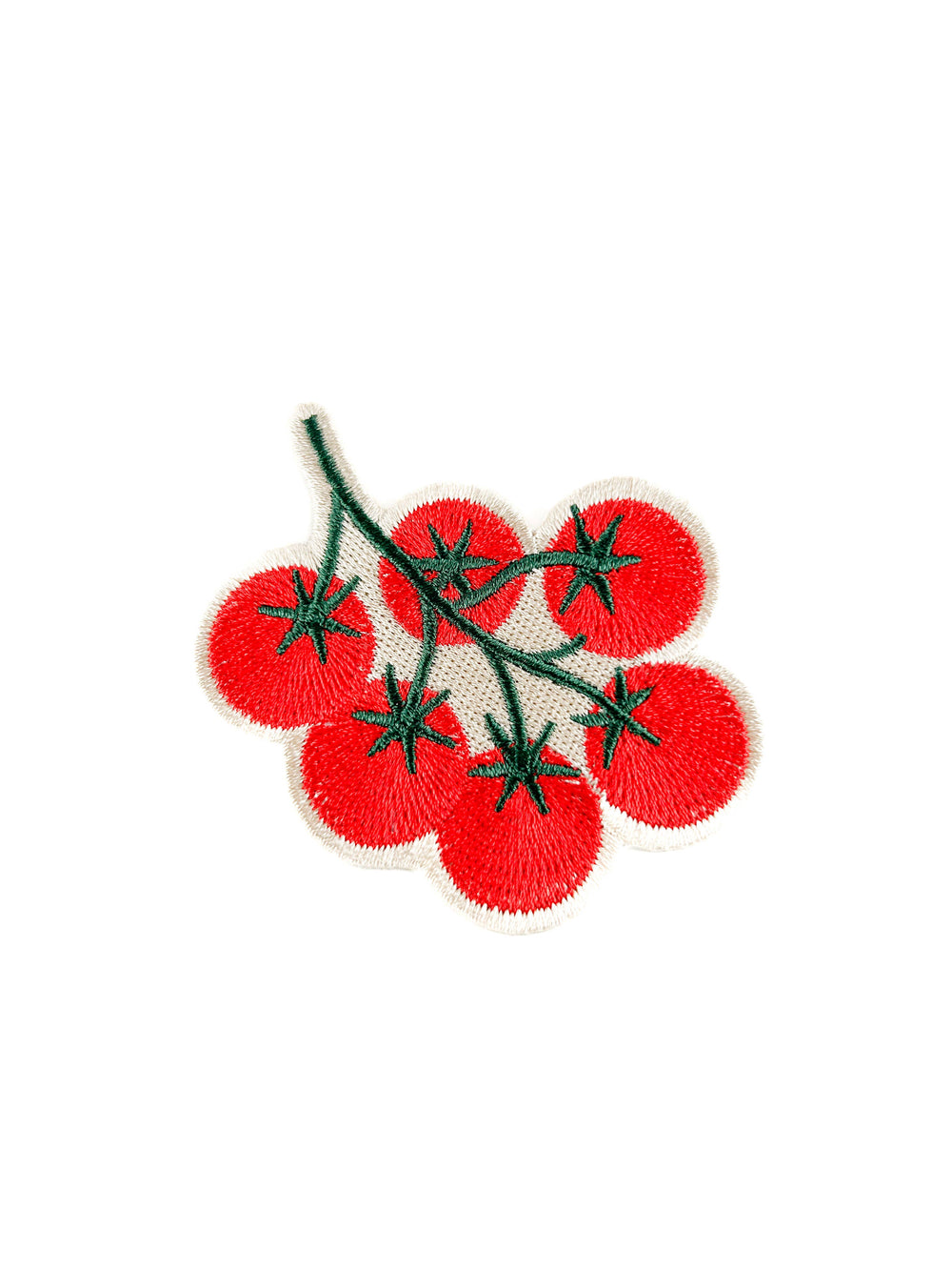 Field Trip Threads - Tomato Vine Embroidered Patch Garden Lover Iron On Patch Hat