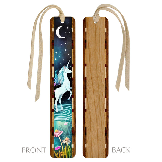 Mitercraft - Unicorn Handmade Wooden Bookmark