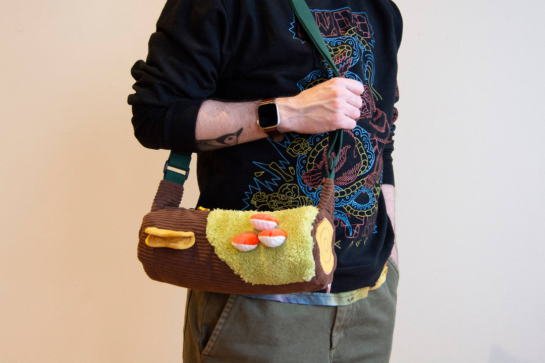 Curlworks - Corduroy Log Crossbody Bag