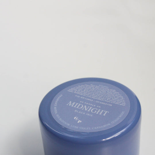 GP Candle Co. - Midnight 9 oz. Hue Candle (Black Iris)