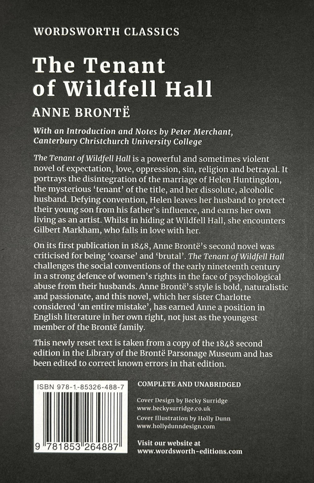 Marble City Press - The Tenant of Wildfell Hall | Wordsworth Classic | Book
