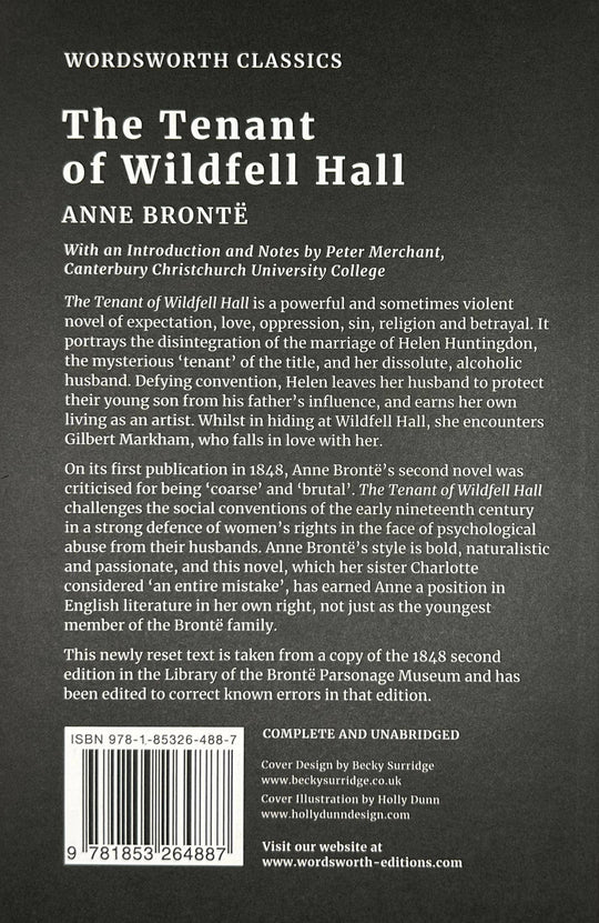 Marble City Press - The Tenant of Wildfell Hall | Wordsworth Classic | Book