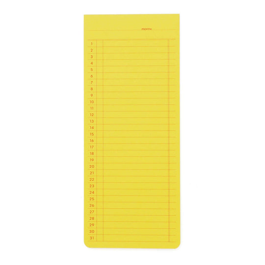 Hightide USA - Sticky Memo Pad Monthly: White