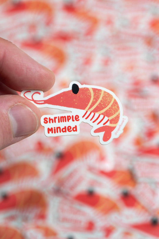 Kayan Pepper Co. - Shrimple Minded - Vinyl Sticker