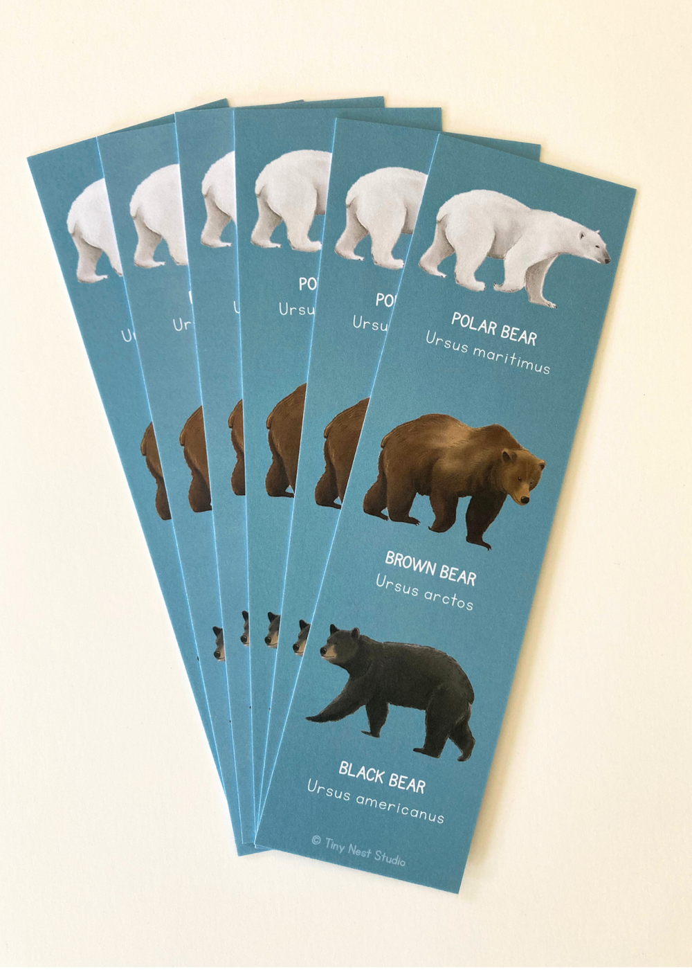 Tiny Nest Studio - Three Bears Bookmark