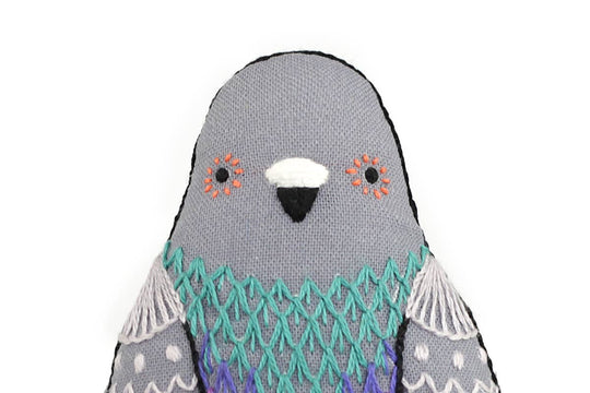 Kiriki Press - Pigeon - Embroidery Kit