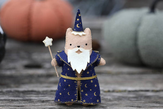Kiriki Press - Wizard Cat Felt Doll Kit