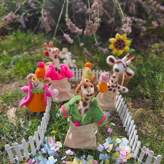 Felt So Good - Handmade Felt Margie the Merry Mouse Christmas Decoration