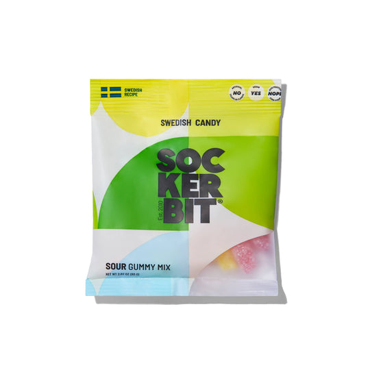 Sockerbit - Sour Gummy Mix Swedish Candy Bag 2.8oz