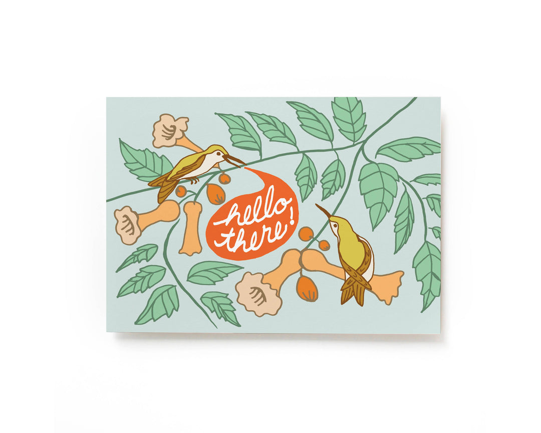 Peppercorn Paper - Hello There Bird Postcard