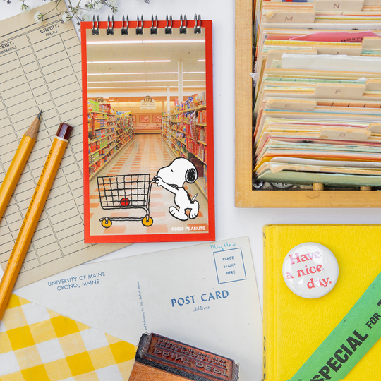 Three Potato Four - 3P4 x Peanuts® - Snoopy Grocery Mini Notebook