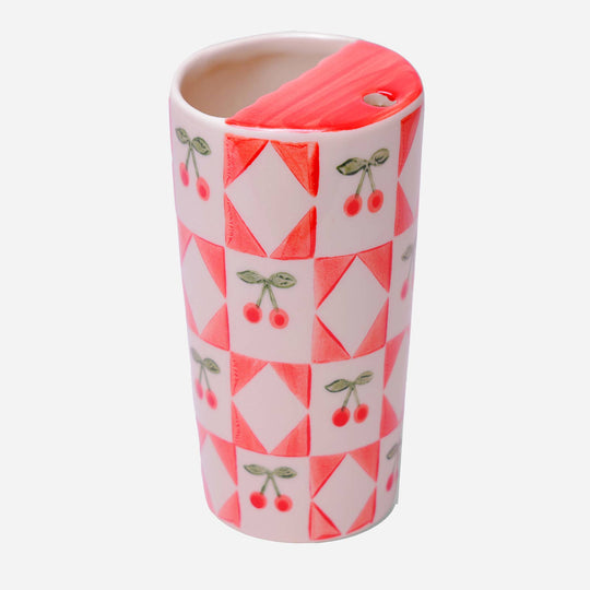 ChagoArt - Ceramic Travel Coffee Tumbler-Portable Coffee Mug-Coffee Cup