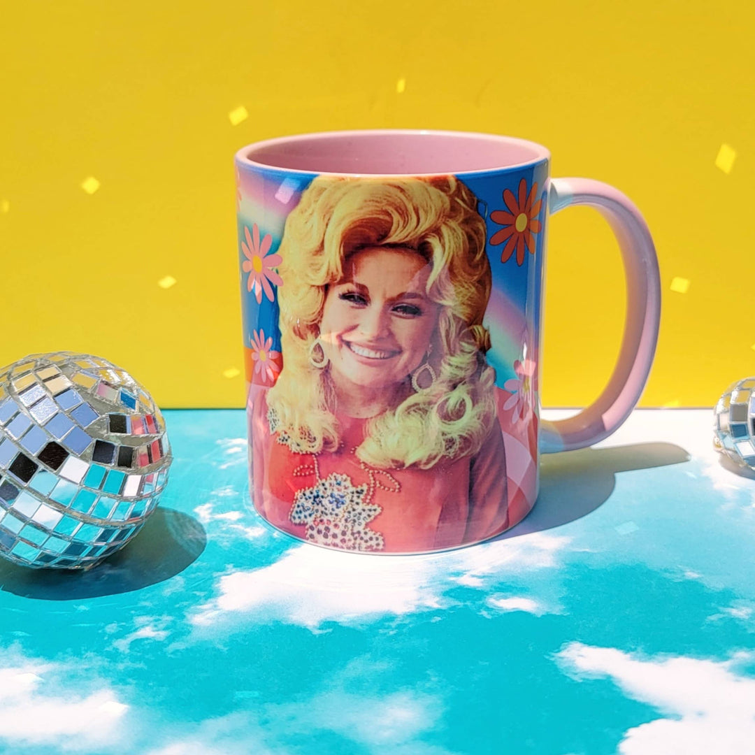 TEAM JEMINI DESIGNS - RAINBOW DOLLY MUG