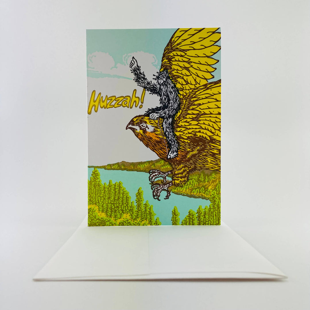 Old School Stationers - Falcon & mini Sasquatch Huzzah!