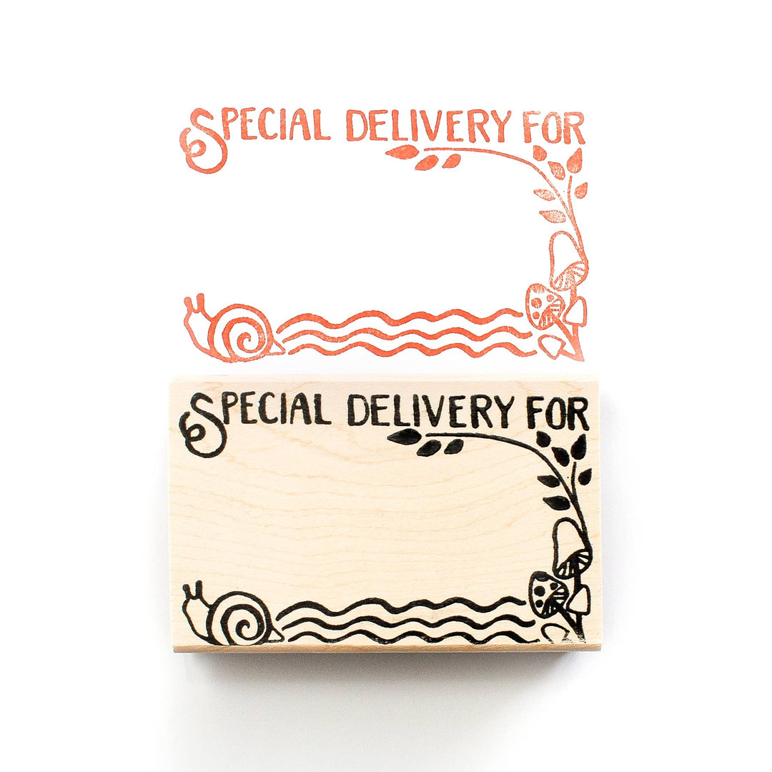 Peppercorn Paper - Special Delivery Rubber Stamp