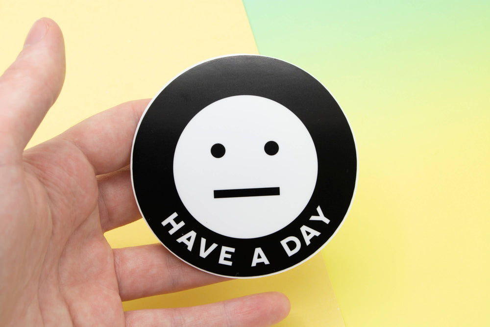 Curlworks - Have a Day - 3" Vinyl Sticker