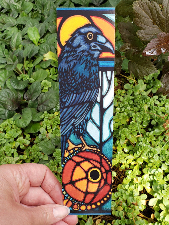 Sarah Angst Art - Bookmark - Raven
