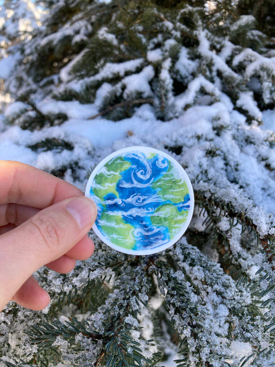 Tiny Nest Studio - Earth Sticker